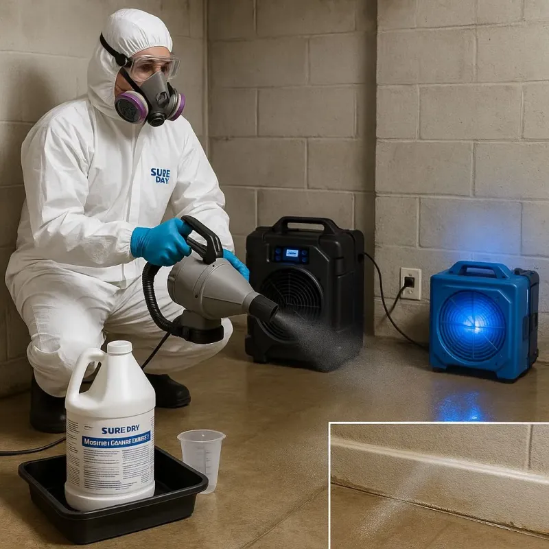 Sanitization and Odor Removal process in Dayton, OR